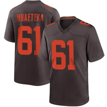 Men's Cleveland Browns Roy Mbaeteka Brown Game Alternate Jersey By Nike