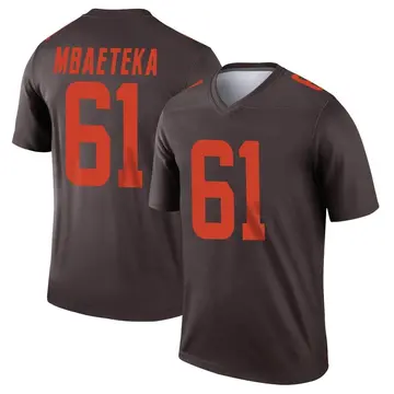 Men's Cleveland Browns Roy Mbaeteka Brown Legend Alternate Jersey By Nike