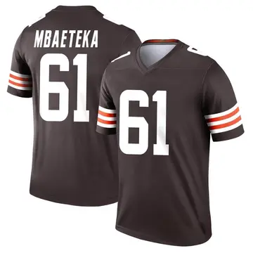 Men's Cleveland Browns Roy Mbaeteka Brown Legend Jersey By Nike