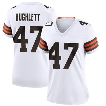 Men's Nike Charley Hughlett Brown Cleveland Browns Game Jersey