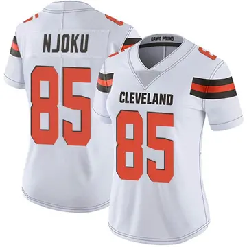 Women's Cleveland Browns David Njoku White Limited Vapor Untouchable Jersey By Nike