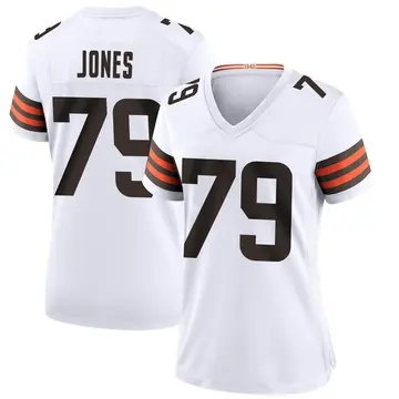 Women's Cleveland Browns Dawand Jones White Game Jersey By Nike