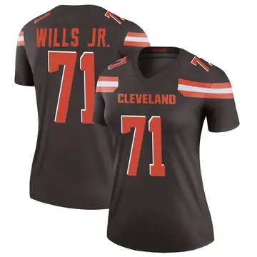 Jedrick Wills Jr. Cleveland Browns Nike Player-Issued #71 White Jersey from  the 2021 NFL Season