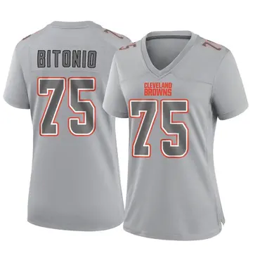 Joel Bitonio Cleveland Browns Nike Practice-Used #75 White Jersey from 2020  NFL Season