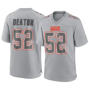 2022 Dawson Deaton Cleveland Browns Player Issued Locker Nameplate #52