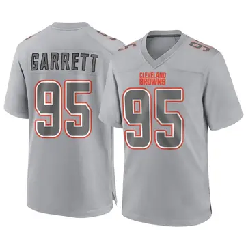 Limited Women's Myles Garrett Brown Home Jersey - #95 Football Cleveland  Browns 100th Season Vapor Untouchable Size S