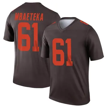 Youth Cleveland Browns Roy Mbaeteka Brown Legend Alternate Jersey By Nike