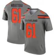 Youth Cleveland Browns Roy Mbaeteka Legend Inverted Silver Jersey By Nike