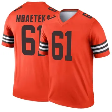 Youth Cleveland Browns Roy Mbaeteka Orange Legend Inverted Jersey By Nike