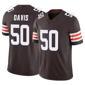 Youth Cleveland Browns Wyatt Davis Brown Limited Vapor F.U.S.E. Jersey By Nike