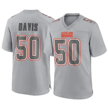 Youth Cleveland Browns Wyatt Davis Gray Game Atmosphere Fashion Jersey By Nike