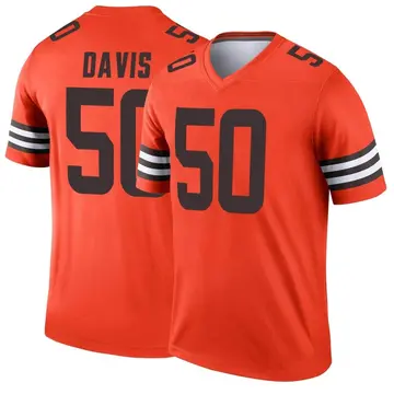 Youth Cleveland Browns Wyatt Davis Orange Legend Inverted Jersey By Nike